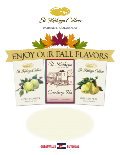enjoy our fall flavors display pricer
