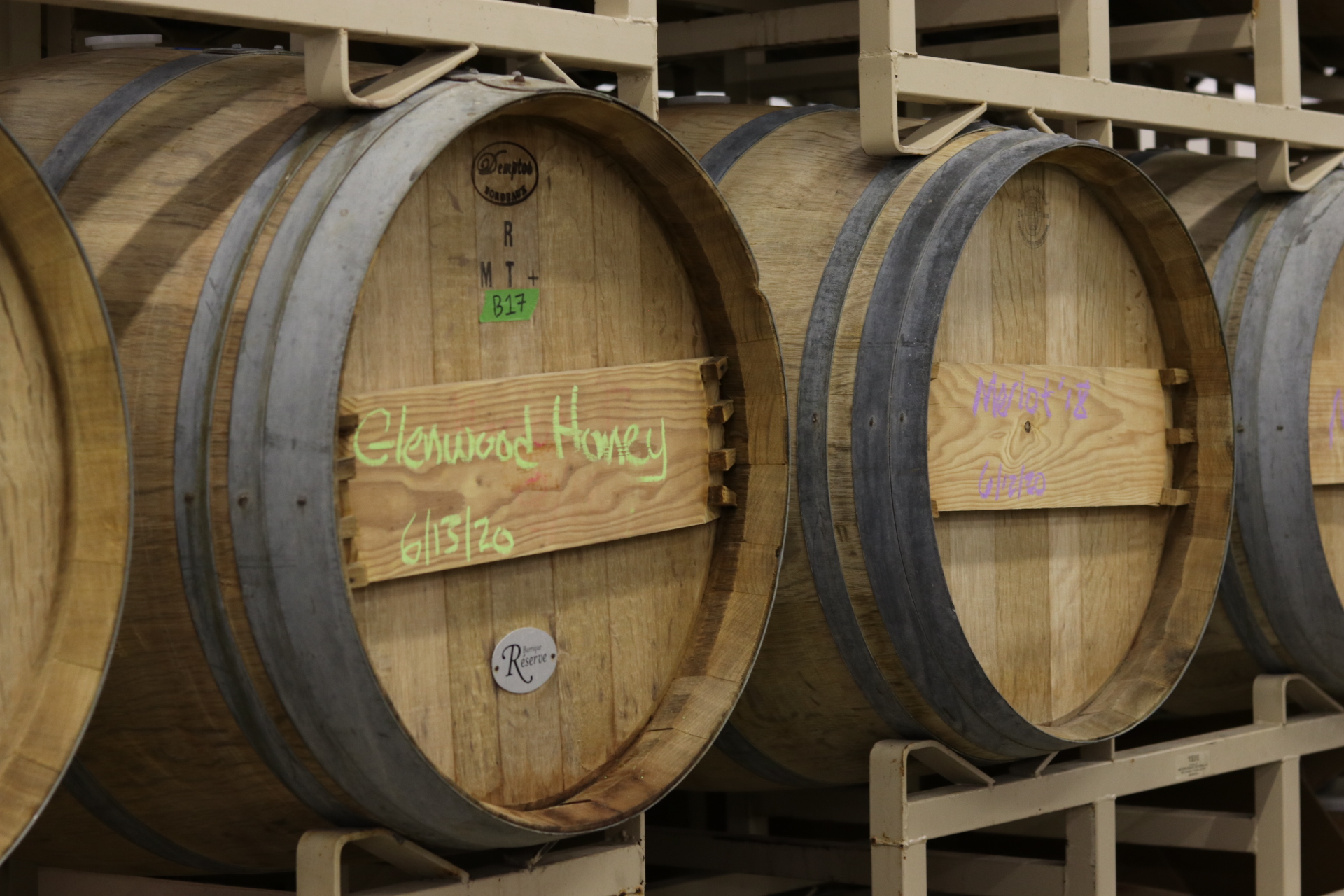 Wine barrels